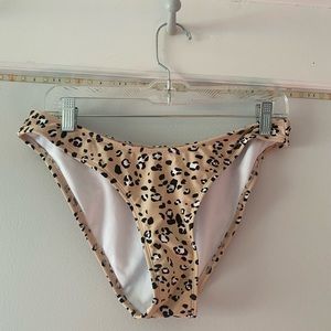 Cheetah print bikini bottoms